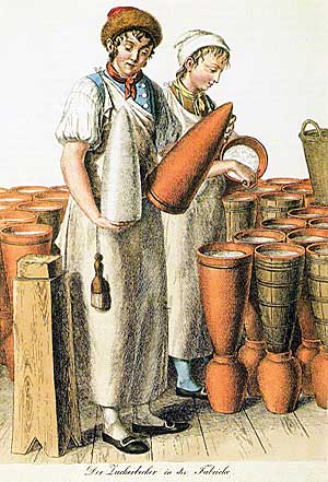 Zuckerbäcker, etwa 1800